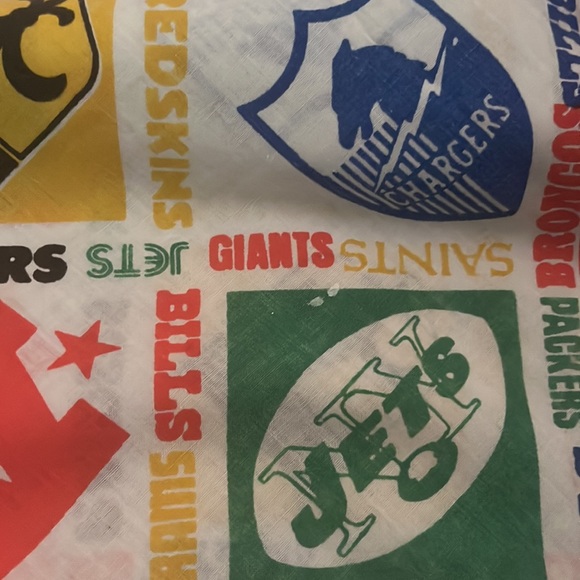 Vintage 1970s NFL Full Flat Sheet (as is) - Picture 9 of 11